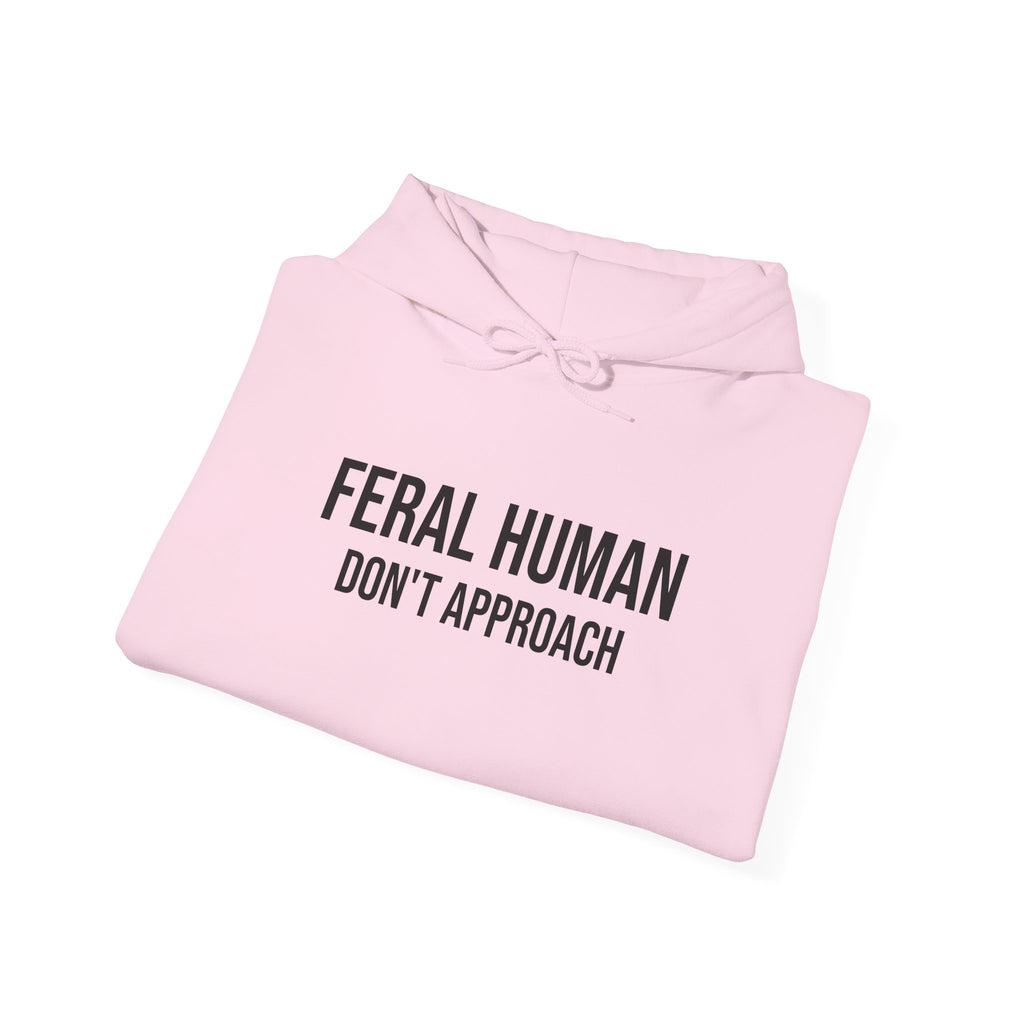 WILDER MENSCH (NICHT NÄHERN) KAPUZENPULLOVER