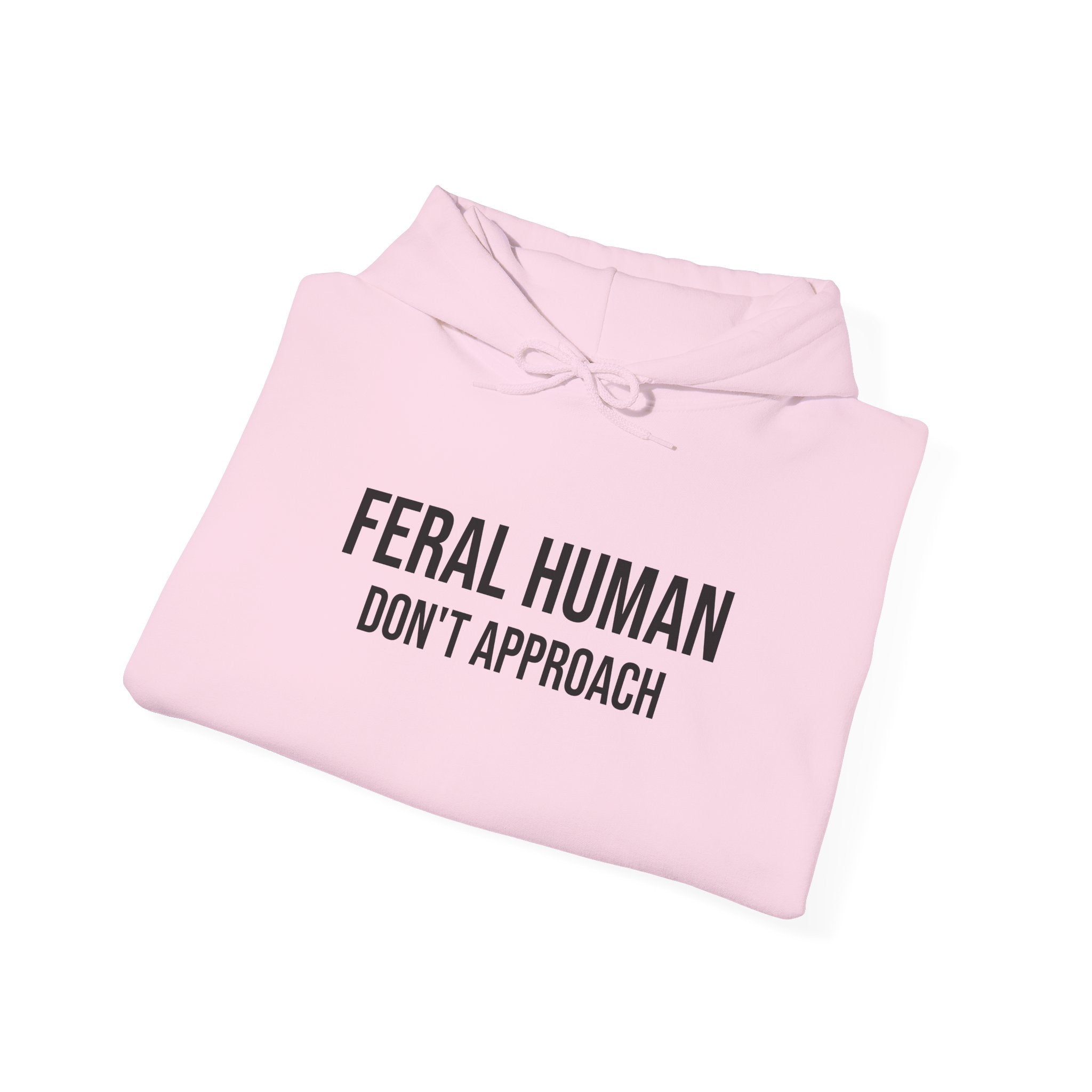WILDER MENSCH (NICHT NÄHERN) KAPUZENPULLOVER