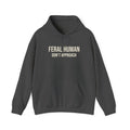 WILDER MENSCH (NICHT NÄHERN) KAPUZENPULLOVER