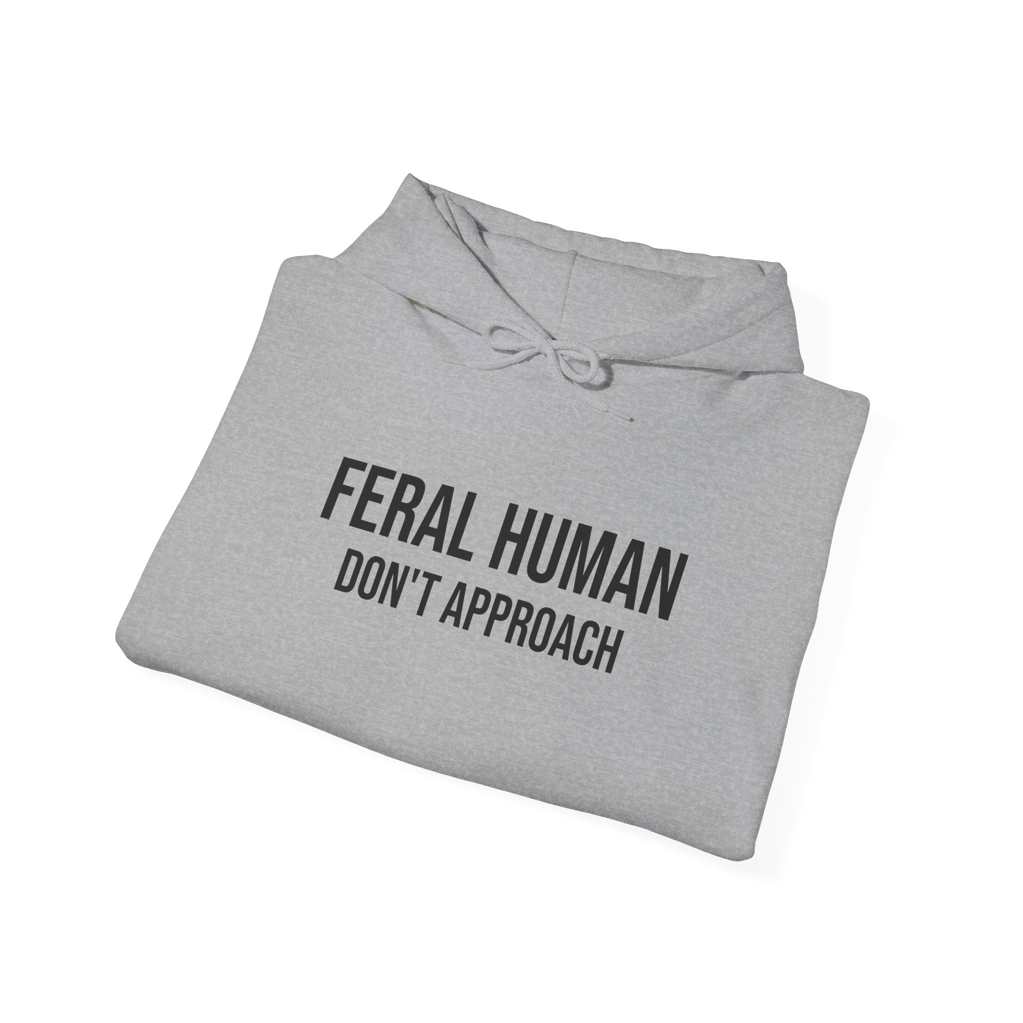 WILDER MENSCH (NICHT NÄHERN) KAPUZENPULLOVER